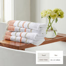 Decorative Cotton Stripe Bath Towel Set - Noelle Collection by Great Bay Home