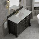 James Martin Brookfield 48" Single Bathroom Vanity, Black Onyx