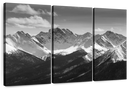 Monochrome Rocky Mountains Wall Art