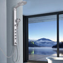 40 Inch Aluminum Alloy Shower Column Massage Jet System with Hand shower by LJGDeals