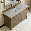 James Martin Brookfield 60" Single Bathroom Vanity, Pecan