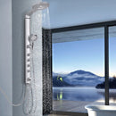 40 Inch Aluminum Alloy Shower Column Massage Jet System with Hand shower by LJGDeals