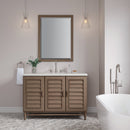 James Martin Portland 48" Single Bathroom Vanity, Whitewashed Walnut