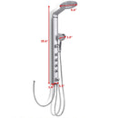40 Inch Aluminum Alloy Shower Column Massage Jet System with Hand shower by DirectDeals