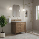 James Martin Brittany 36" Single Bathroom Vanity, Pecan