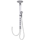 40 Inch Aluminum Alloy Shower Column Massage Jet System with Hand shower by DirectDeals