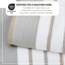 Decorative Cotton Stripe Bath Towel Set - Noelle Collection by Great Bay Home