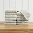 100% Cotton Woven Texture Bath Towel Set - Marbella Collection by Great Bay Home