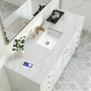 James Martin Chicago 60" Single Bathroom Vanity, Glossy White