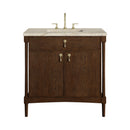 James Martin Kinnsden 36" Single Bathroom Vanity, Sable Oak