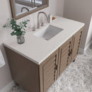 James Martin Portland 48" Single Bathroom Vanity, Whitewashed Walnut