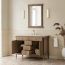 James Martin Kinnsden 48" Single Bathroom Vanity, Weathered Oak