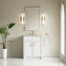 James Martin Bellshire 30" Single Bathroom Vanity, Bright White