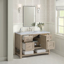 James Martin Breckenridge 48" Single Bathroom Vanity, Whitewashed Oak