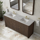James Martin Gracyn 72" Double Bathroom Vanity, Sable