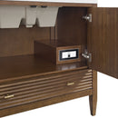 James Martin Myrrin 36" Single Bathroom Vanity, Mid-Century Walnut