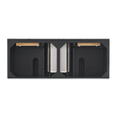 James Martin Lorelai 60" Double Bathroom Vanity, Black Onyx