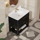 James Martin Lucian 36" Single Bathroom Vanity, Carbon Oak