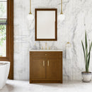 James Martin Bellshire 36" Single Bathroom Vanity, Honey Oak