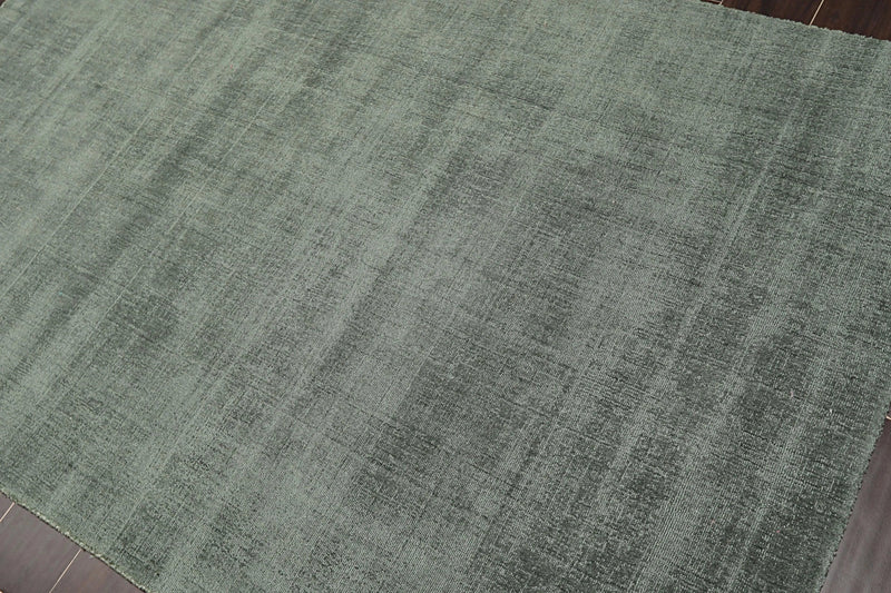 4x6 Green Hand Tufted Handmade 100% Wool Modern & Contemporary Oriental Area Rug