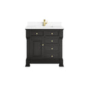 James Martin Brookfield 36" Single Bathroom Vanity, Black Onyx