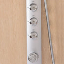 40 Inch Aluminum Alloy Shower Column Massage Jet System with Hand shower by LJGDeals