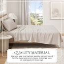 100% Organic Cotton Jersey Knit Sheets by Great Bay Home