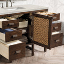 James Martin Addison 48" Single Bathroom Vanity, Mid-Century Acacia