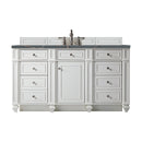James Martin Bristol 60" Single Bathroom Vanity, Bright White
