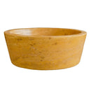 Oasis Gold Travertine Natural Stone Round Vessel Sink 16 Inch Bathroom