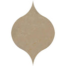 Oat Honed Winter Leaf Waterjet Marble Tiles 4 7/8x6 13/16