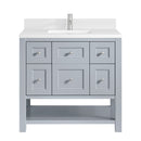 James Martin Breckenridge 36" Single Bathroom Vanity, Serenity Blue