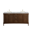 James Martin Kinnsden 72" Double Bathroom Vanity, Sable Oak