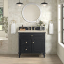 James Martin Lorelai 36" Single Bathroom Vanity, Black Onyx