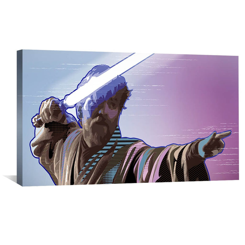 Obi Wan Battle Canvas