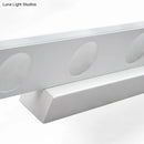 GobekUsa Oblong Bathroom LED Vanity Light Acrylic 4/6 Lights Simplicity Wall Mounted Mirror Lighting in Warm/White