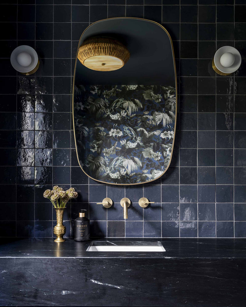 Oblong Brass Mirror - Modern Rectangle Mirror