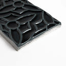 Obsidian Crackled Barcelona Ceramic Accent Tiles 4x8