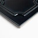 Obsidian Crackled Era Ombre Ceramic Accent Tiles 6x6
