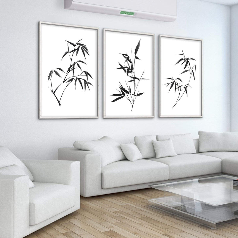 Obsidian Leaf Canvas