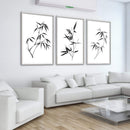 Obsidian Leaf Canvas
