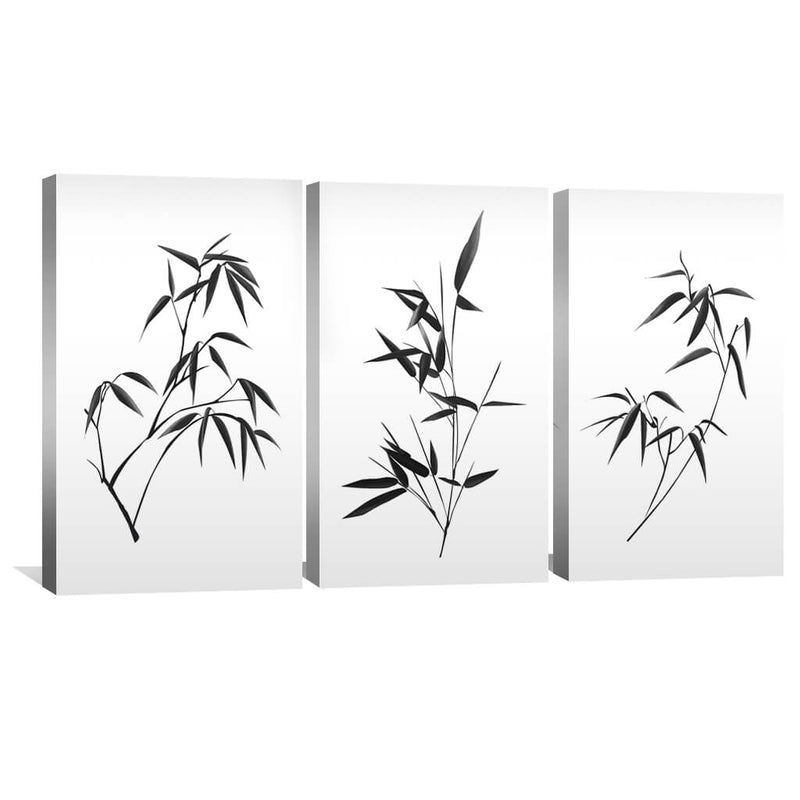 Obsidian Leaf Canvas