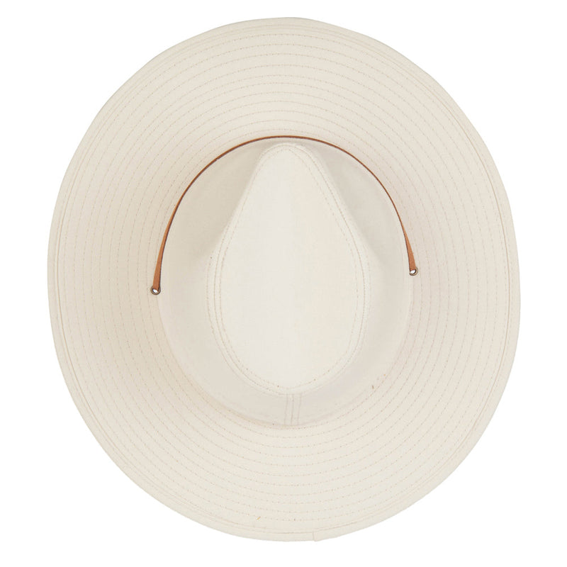 Men's Cotton Canvas Outback Style Fedora Hat