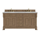 James Martin Brookfield 72" Double Bathroom Vanity, Pecan