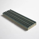 Ocean Leather Fluted Thin Brick Tiles 2 1/4x7 9/16