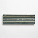 Ocean Leather Fluted Thin Brick Tiles 2 1/4x7 9/16