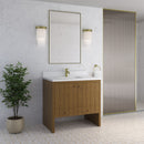 James Martin Hudson 36" Single Bathroom Vanity, Honey Oak
