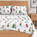 Turkish Cotton Christmas Flannel Sheet - Whittaker Collection by Great Bay Home
