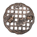 Antique Bronze Metal Stepping Stone Frog - Cast Aluminum
