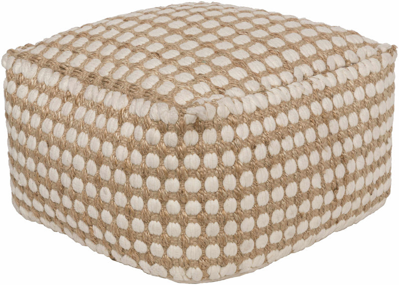 Hennersdorf Khaki Pouf